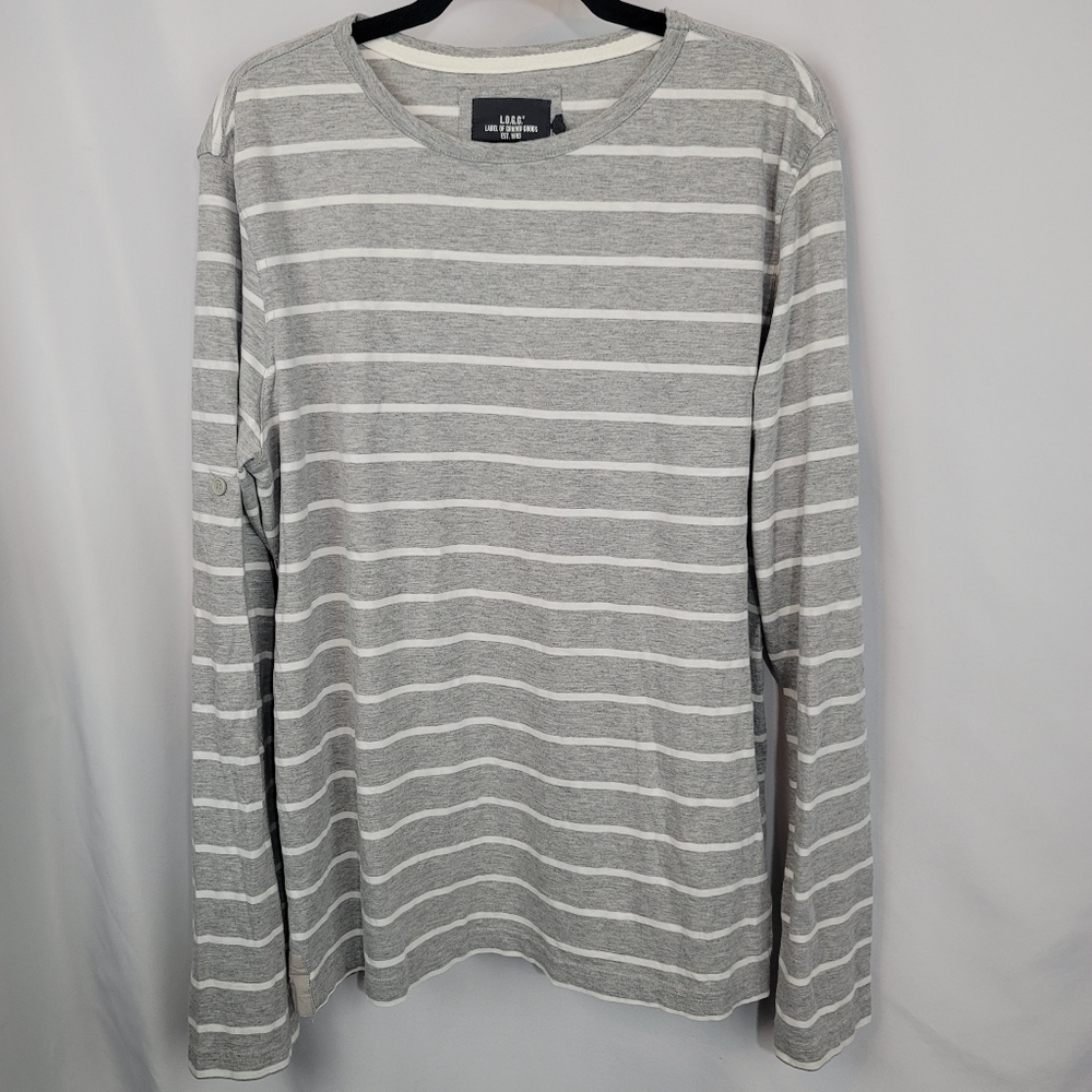 ⭐️ 5/$25 L.O.G.G Stripe Longsleeve